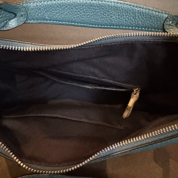 Coach Jules Hobo Teal Handbag - Picture 4 of 4